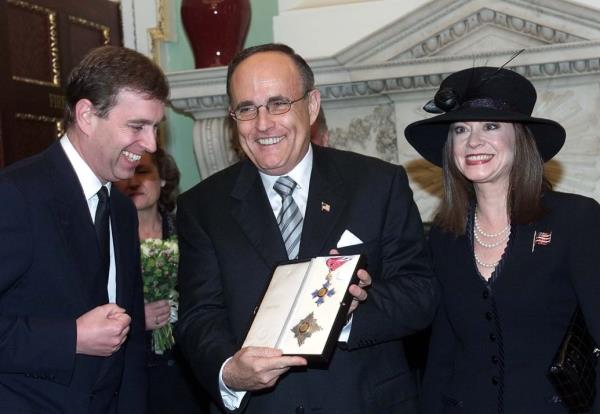 Former New York Mayor Rudy Giuliani holds an ho<em></em>norary knighthood.