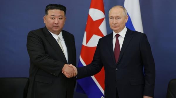 Vladimir Putin and Kim Jung Un gifted each other rifles when they met in Far Eastern Russia in September